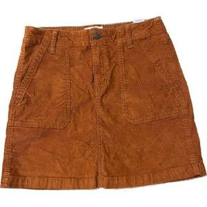 OLD NAVY DEEP ORANGE CORDUROY SKIRT‎